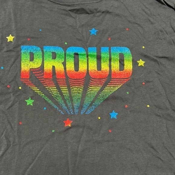 Girl Dangerous Gay Pride Proud T Shirt Rainbow Size Small - Picture 2 of 8
